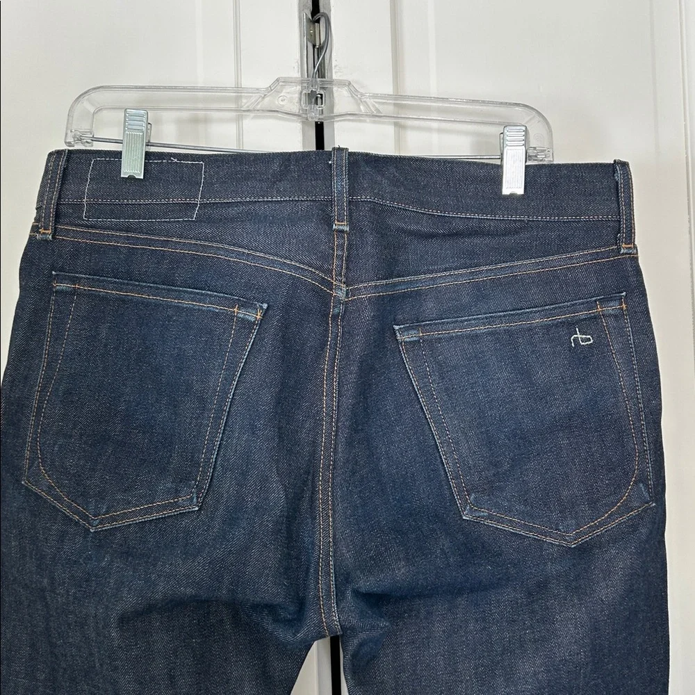 rag & bone Men's Deep Indigo Straight Jeans size 32 - Picture 4 of 5